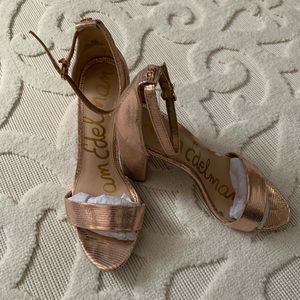 Sam Edelman Yaro Blush Gold shoes